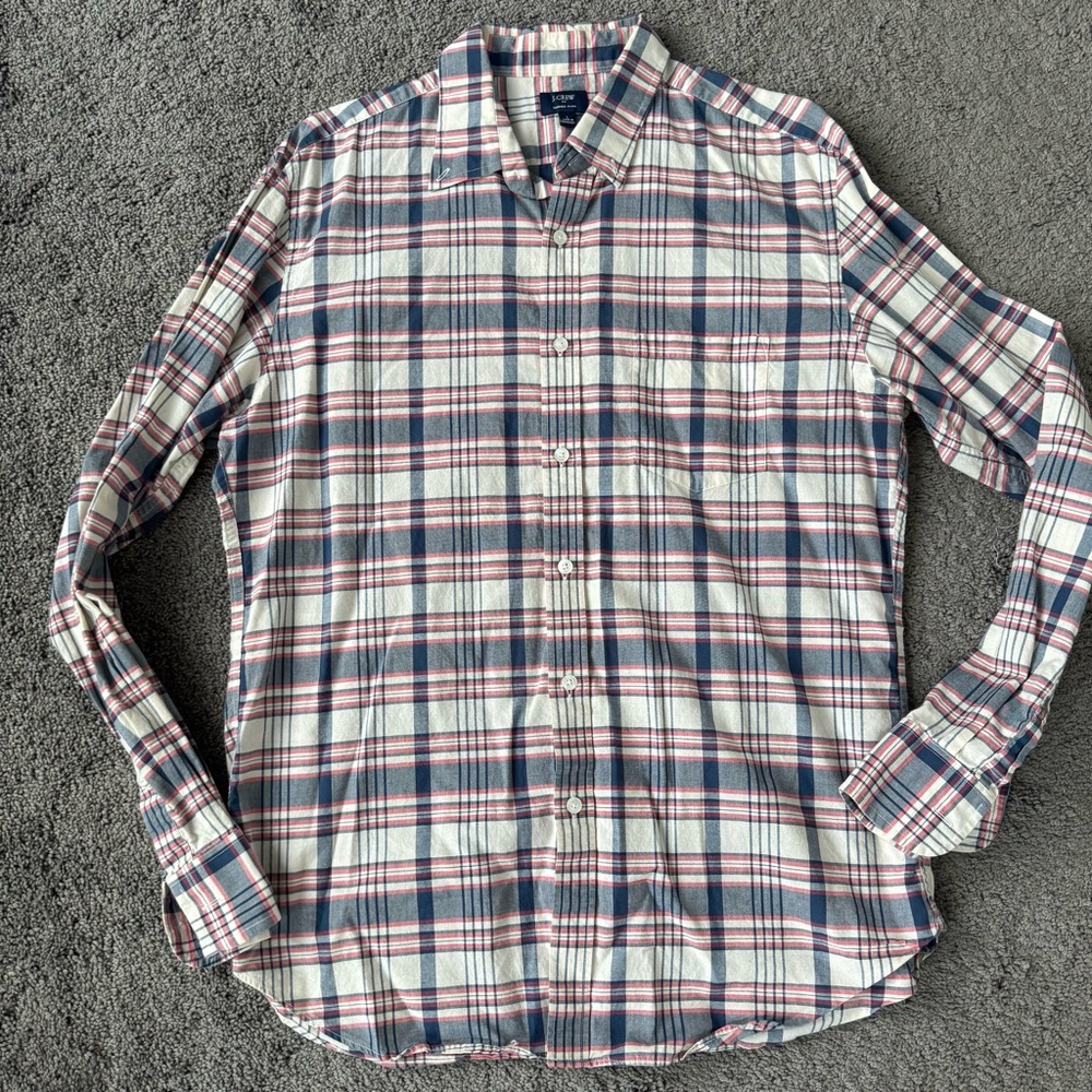 JCrew Plaid Men's Shirt - Multicolor